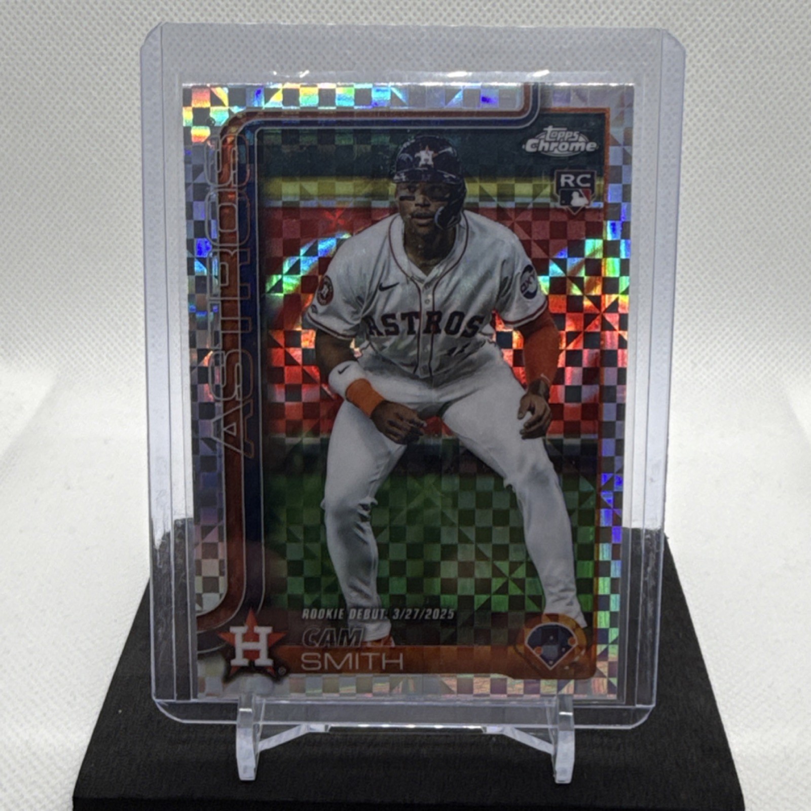 Topps Chrome Update Series X Fractor Rookie Debut Cam Smith #USC19 Astros 2025