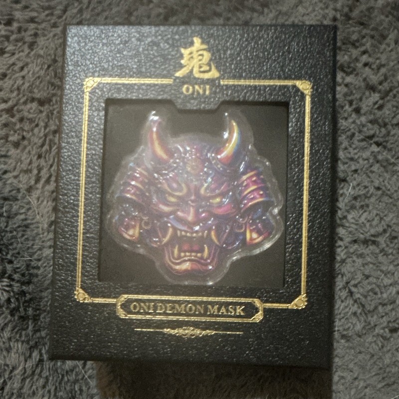 Oni Demon Mask 5 AVDP oz .999 Fine Copper Round in Display Box
