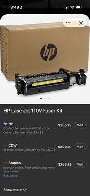 HP Q3931-69001 110V Fuser Assembly   OEM   Brand New