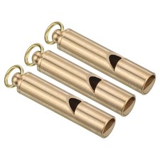 3pcs Emergency Whistles Brass Outdoor Survival Whistle for Camping