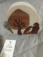 Natività scolpita su legno altorilievo dallo scultore e srittore Mario Favaro