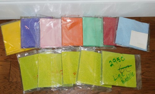5000 Cellophane Sheets 7.5x7.5 Pointille Colorful Wraps Candy Bouquets Crafts