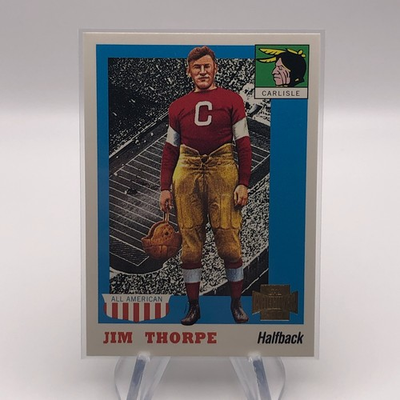 #ad #ad 2001 Topps Archives Jim Thorpe #92 Rpt 1955 Topps All American #37 $4.99