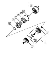 Genuine Mopar Overdrive Clutch Hub And Shaft 4659993ac