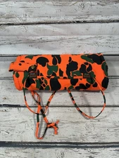VTG Icebreaker Blaze Orange Camo Camoflauge Hunting Fleece Lined Handwarmer