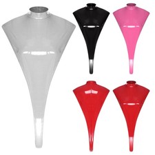 Women Leotards Zipper Jumpsuits Workout Bodysuit Metallic Coveralls Rave Party