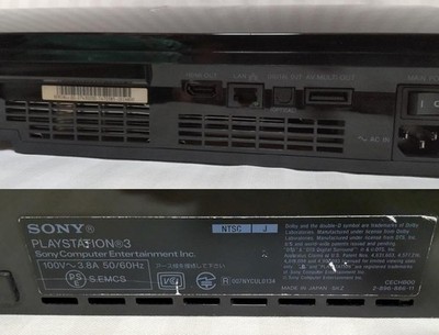 Sony PlayStation 3 PS3 CECHB00 Console 500GB Upgrade Backward