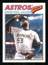 2026 Topps Heritage #330 Cristian Javier Houston Astros 66731