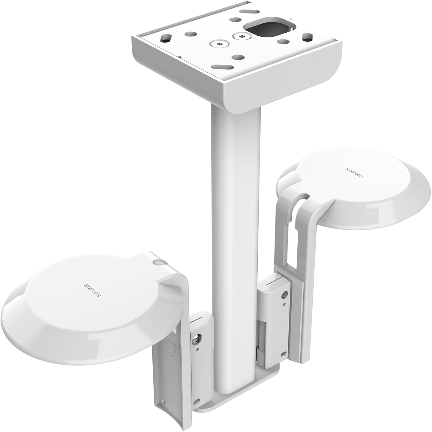 Flexson Ceiling Mount for Sonos ERA 100 White – Holds 2 Speakers, Cable - Image 2