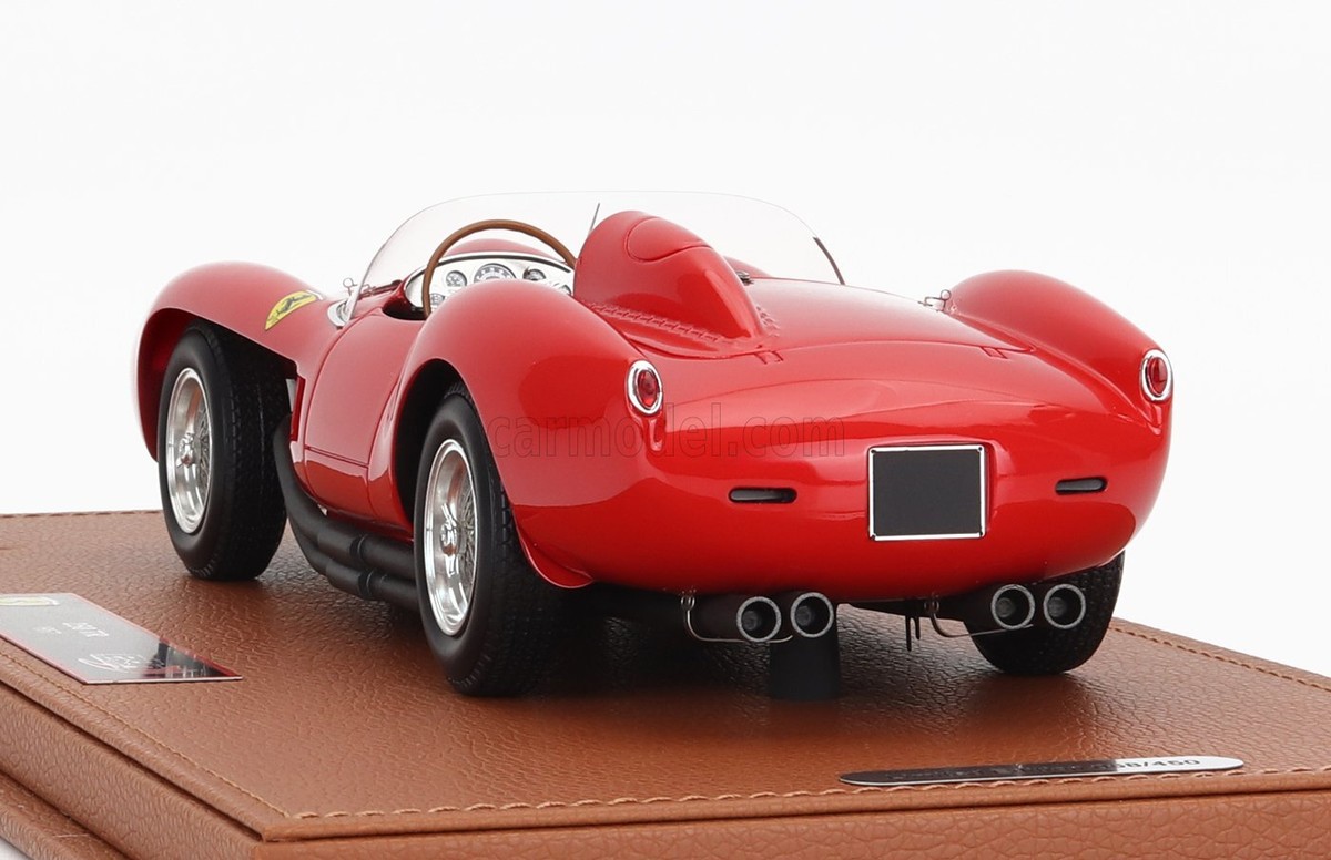 Ferrari 250 TR Testarossa Spider 1957 - BBR 1/18 - Jaune - Modèle Avec Vitrine