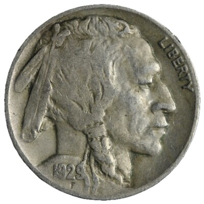1929-D Buffalo Nickel Nice Higher Grade Complete Your Album!