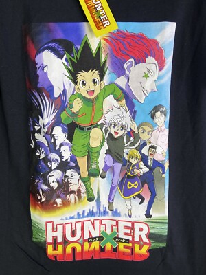 Hunter Hunter Anime Logo Crew Graphic Print Short Sleeve Tee T