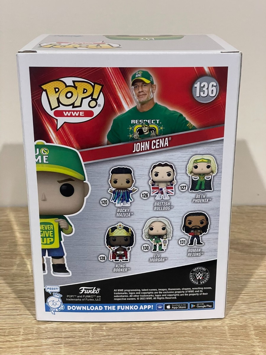 WWE - John Cena Never Give up #136 Funko Pop Vinyl Figure NEW