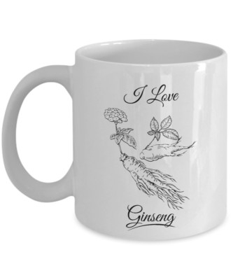 I Love Ginseng Root Herbal Home Cooking Essentials Coffee & Tea Gift Mug