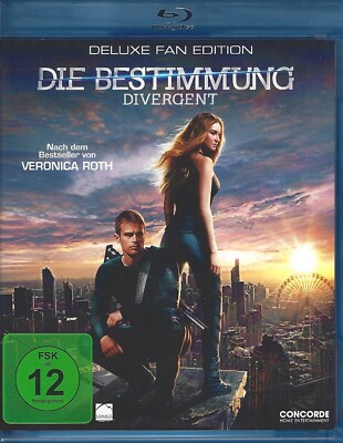 DIE BESTIMMUNG - DIVERGENT - DELUXE FAN EDITION - Blu Ray - Neuwertig