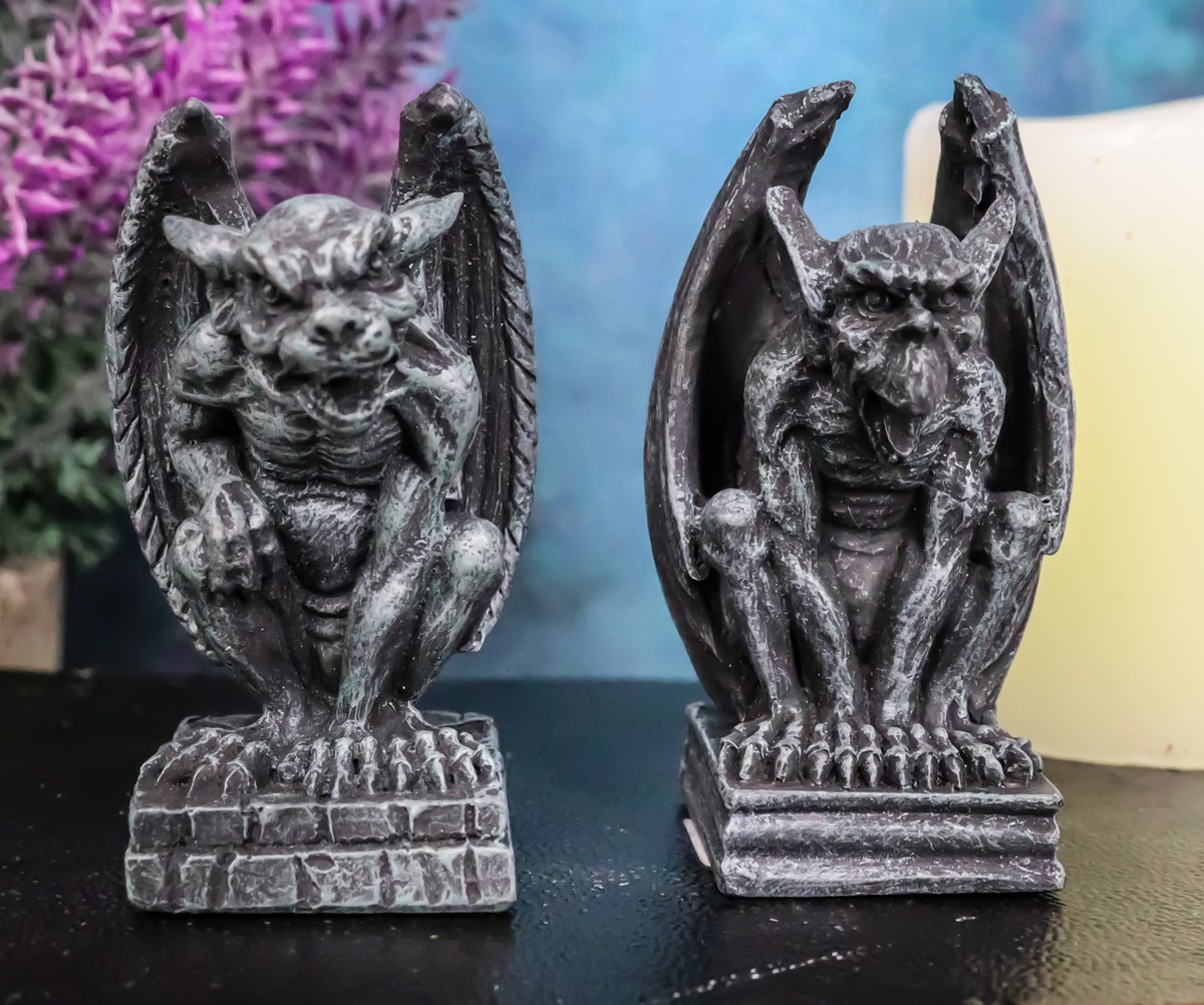 Evil Gargoyle Statues La Gargouille, The Evil Dragon Gargoyle Of Rouen
