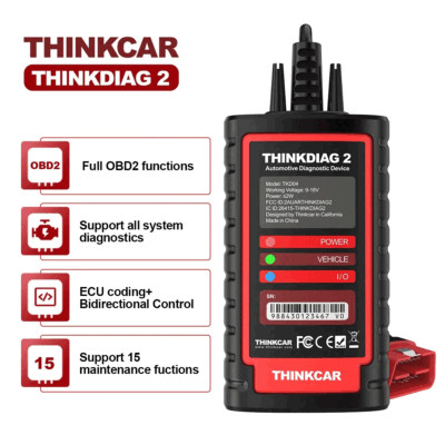 2024 THINKDIAG 2 Car OBD2 Scanner Bidirectional All System Diagnostic Tool CANFD