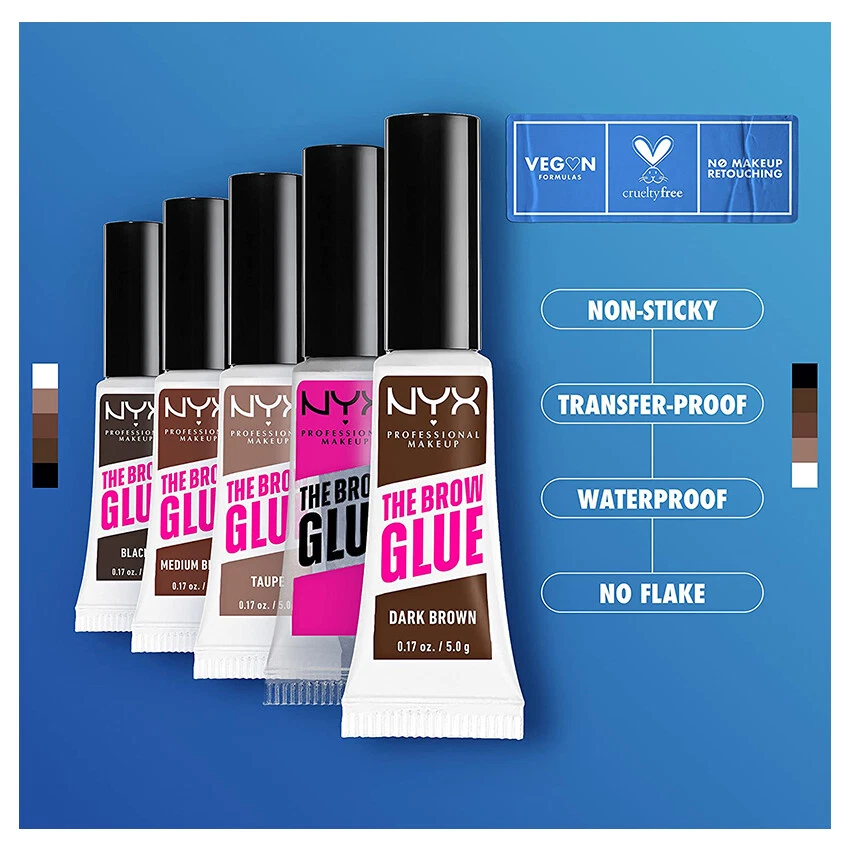 1 NYX The Brow Glue Instant Brow Styler "Pick Your 1 Color" *Joy's cosmetics * - Image 3 of 4
