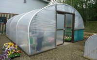 Poly Tunnel Polythene Greenhouse Cover - Thermal Anti Drip - 11.1m and 14m wide