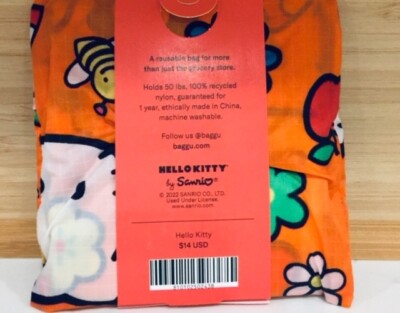 Baggu x Hello Kitty Japan Standard Tote Bag- Orange NWT | eBay