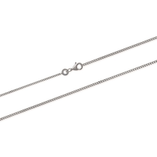 Chaîne De Cou En Argent Massif 925 Maille Gourmette - Occasion