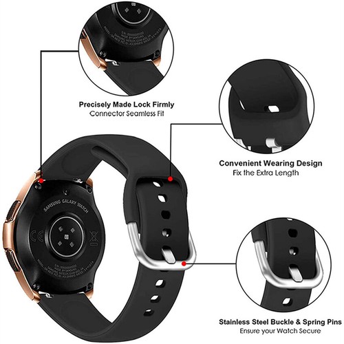 Sport Strap Band Silicone For Samsung Galaxy Watch 5 4 40 44mm Classic 46mm 42mm - Bild 3 von 38