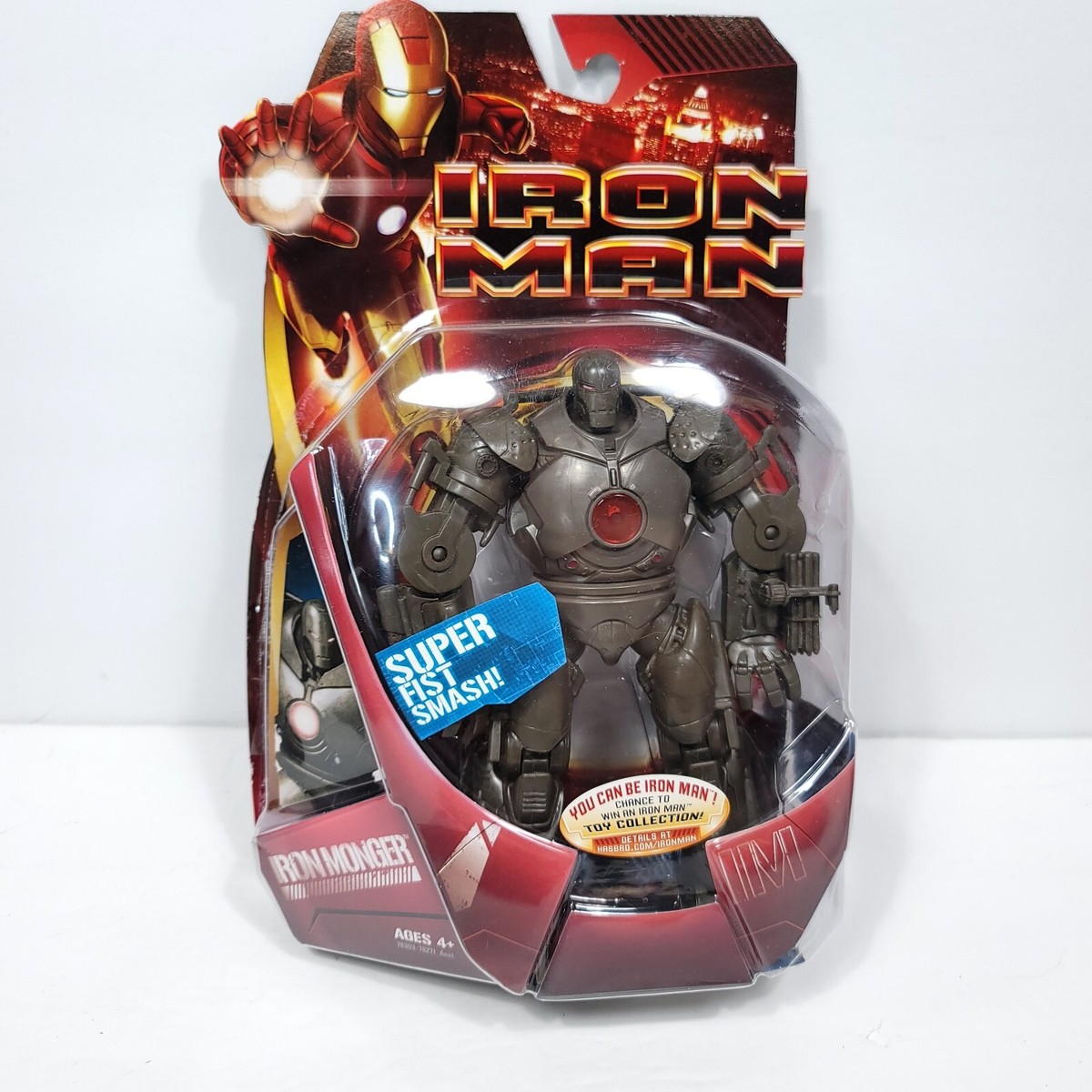 Iron Man IRON MONGER Super Fist Smash 2008 Hasbro Action Figure