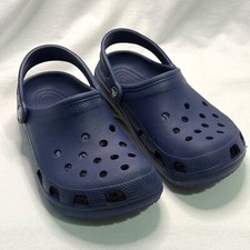 Crocs Slip On Unisex Navy Clogs Size 5 Men  s / Women  s Size 7 Navy Blue Classic