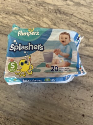Pampers Splashers Diapers Disposable Swim Pants Size Small (6-11kg) Open Package
