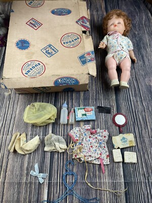 Vintage Eugene 13  Baby Doll With Original Carrying Case & Accessories 