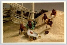 Nativity Roach Bugs Insects Art Diorama by Richard Boscarino Entomology Postcard