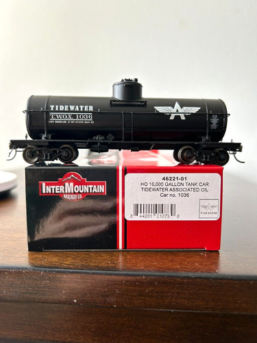 Coches remachados INTER. #46221 Tidewater ACF de 10.000 galones con 6 carros #s H.O. 1:87 | Zustand: New