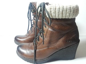 boc leather ankle boots