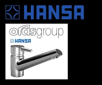Kitchen mixer tap-Hansa Pinto-73082283-in Polished Chrome Finish, Sink Faucet