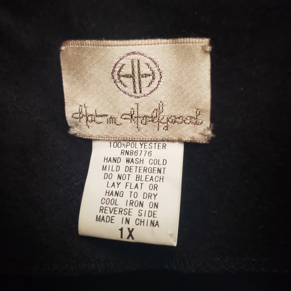 Hot in Hollywood 1x Chaleco Negro con Borlas Foto 4 de 4