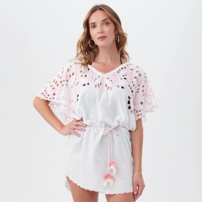 trina turk embroidered dress Bev 2 Sleeveless Dress