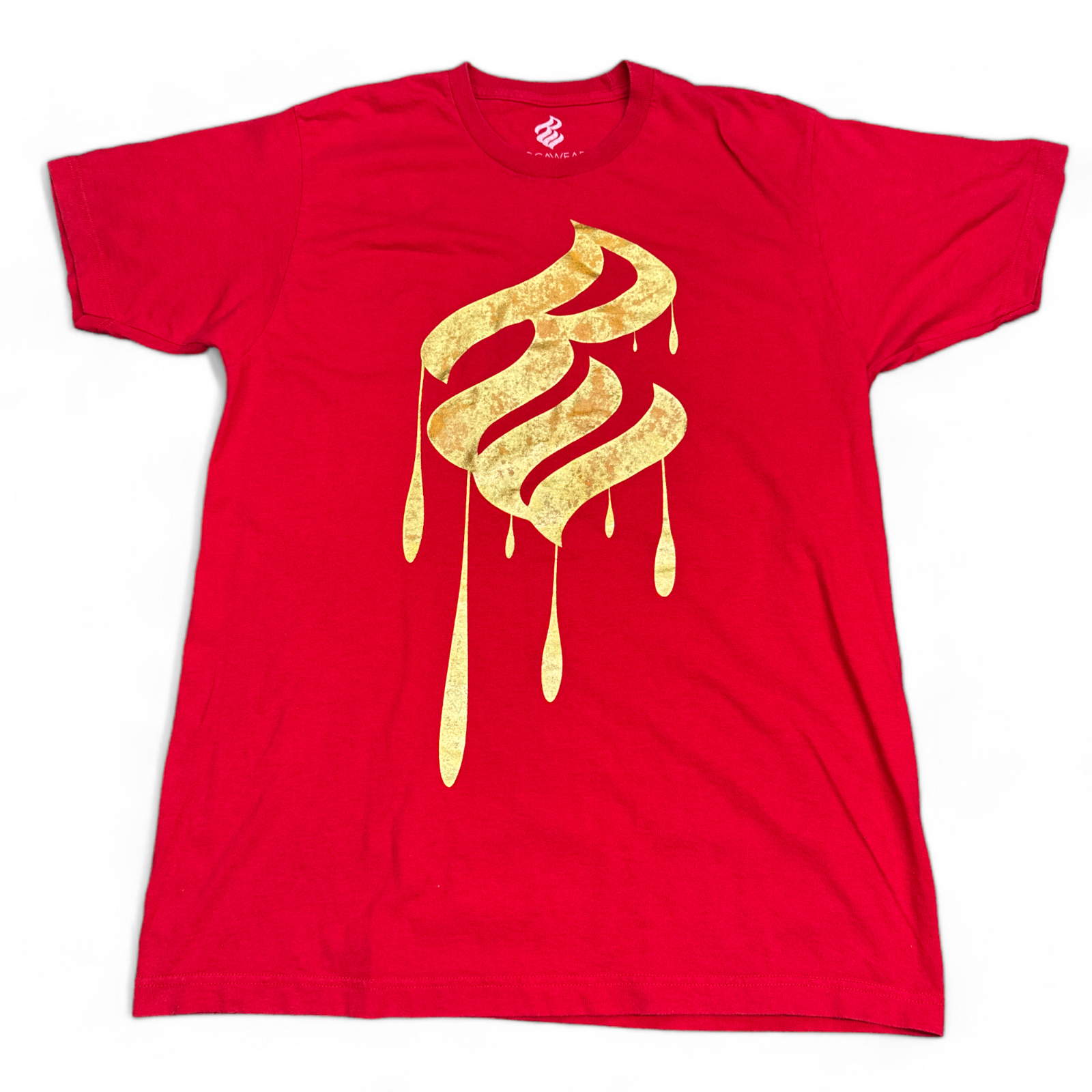 Vintage Y2K Rocawear T Shirt Mens Size Large Red Golf Big Logo Graphic Tee