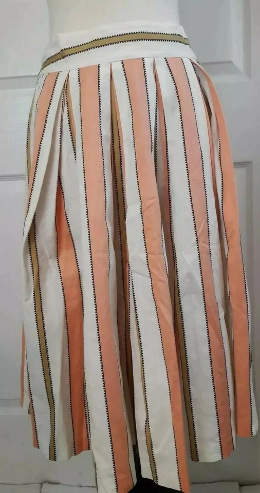  Falda Plisada Blanco Melocotón Retro Penguin de Munsingwear Talla 2 XS X Pequeña Foto 2 de 4