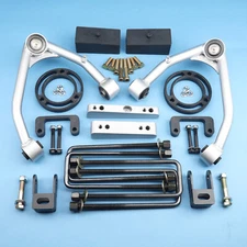 Full 3.5" Front 2.5" Rear Leveling Lift Kit+Conrol Arm 07-18 Sierra/Silverado 