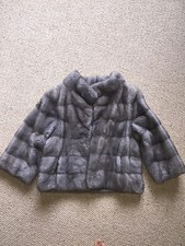 Borbonese Mink Cropped Jacket Size M