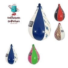 Apex Boxing Speed Bag -  Synthetic Leather Punching Ball, Multiple Sizes & Co...