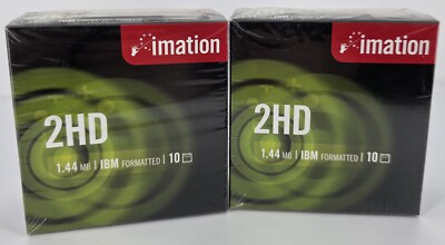 2 Packungen 2HD Disketten 20 Disketten original verschweißt