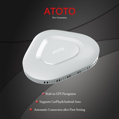 AD3 PLUS 2 in 1 Wired to Wireless Android Auto Carplay AI BOX GPS BT Adapter