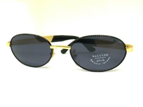 Sunglasses Men ROLLING Metal Vintage Gold Ages 90 Made IN Italy Oval New |  eBay