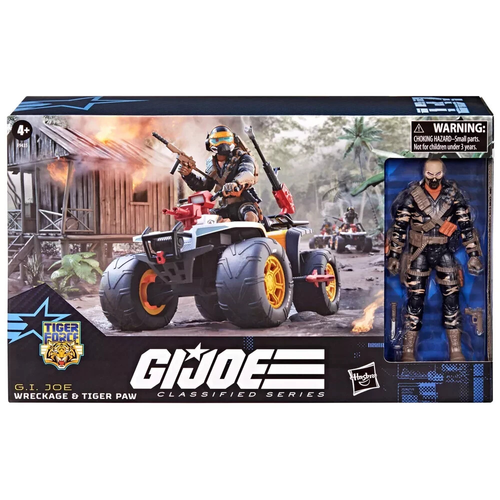 🔥 G.I. Joe Classified Series Tiger Force Wreckage Figure + ATV