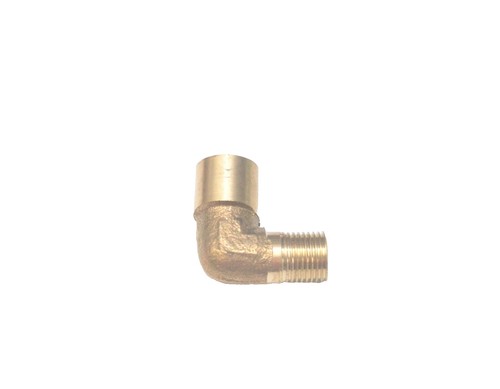 1/4" BSP 90-Degree Elbow Fitting – Male To Female Thread, Steel, For Air Line & Hydraulics