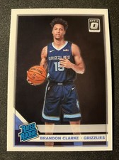 Brandon Clarke 2019-20 Donruss Optic Rated Rookie Card RC #194