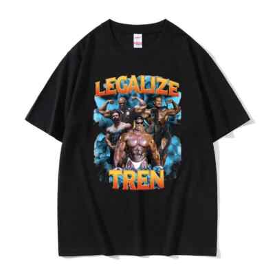 Ronnie Coleman Gym Merch - Legalize Tren T-Shirt 100% Baumwolle