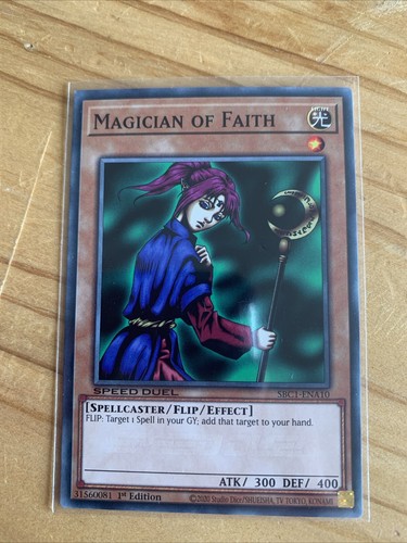 Yugioh! Magician Of Faith (A) - SBC1-ENA10 - Common