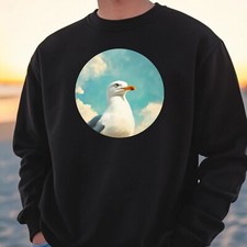 Seagull Portrait Sweatshirt Cosy and Perfect for Any Occasion S to 4XL